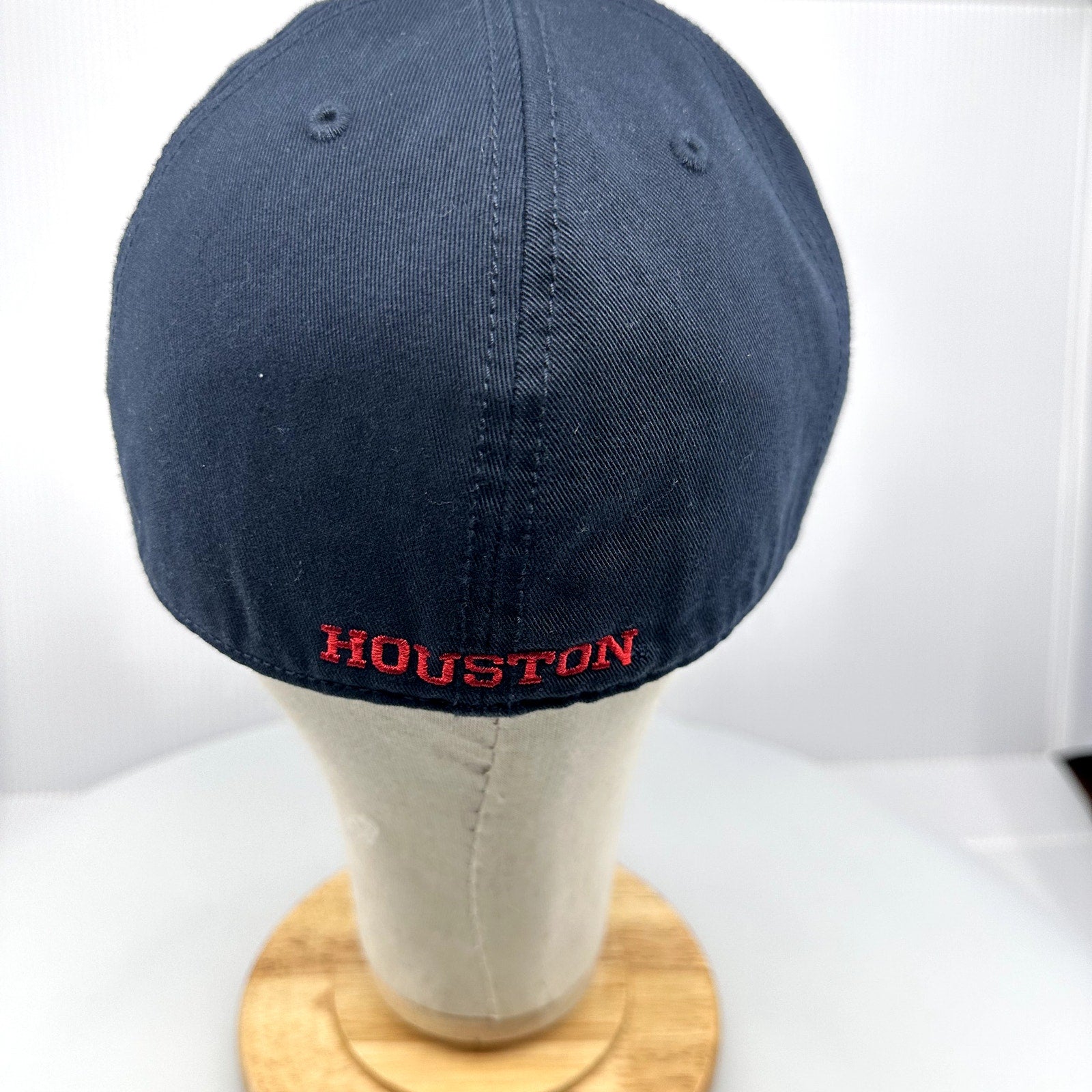 47 Brand Mens University of Houston Cougars Hat Cap Fitted Navy Blue Size Medium