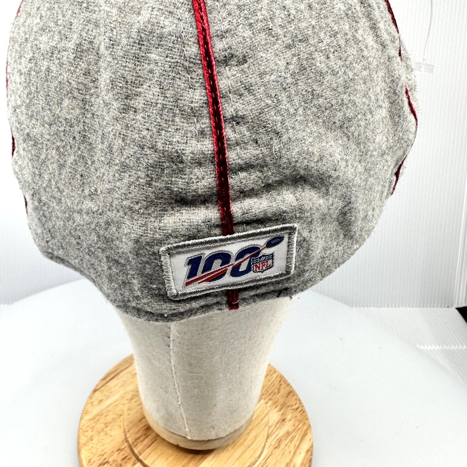 New Era Hat NFL Arizona Cardinals 100 Anniversary 39Thirty FlexFit Cap Gray OS