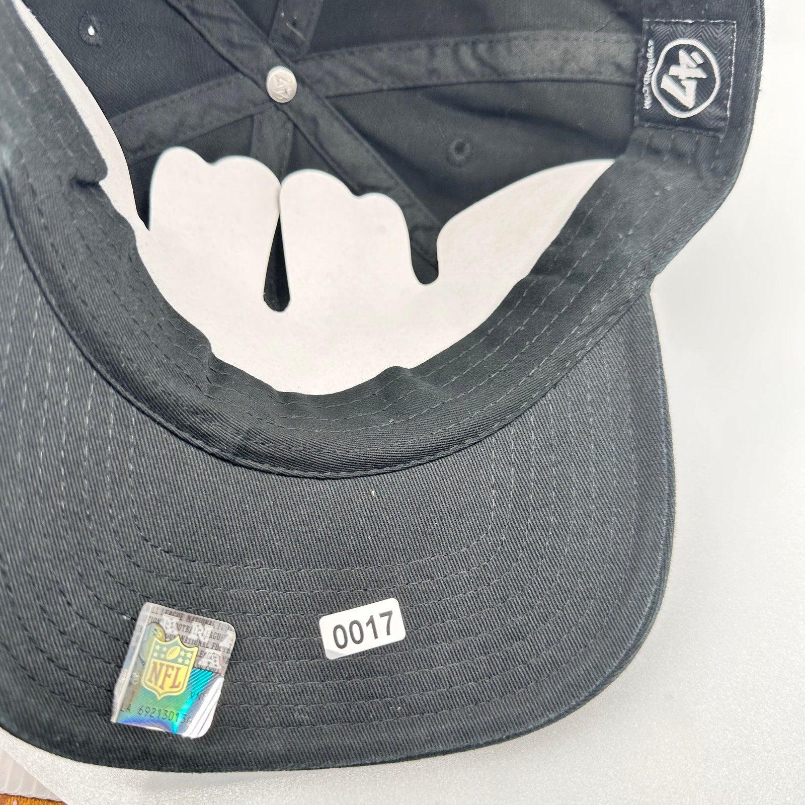 47 Brand Mens San Francisco 49ers Super Bowl Strapback Adjustable Hat NFL Black