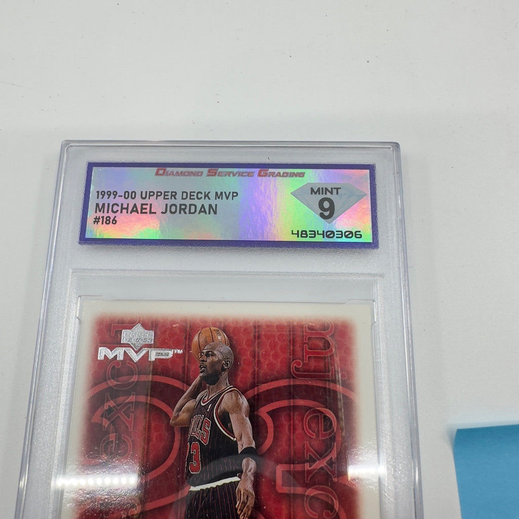 1999-00 Upper Deck MVP #186 - MJ Exclusives Michael Jordan Chicago Bulls- Graded
