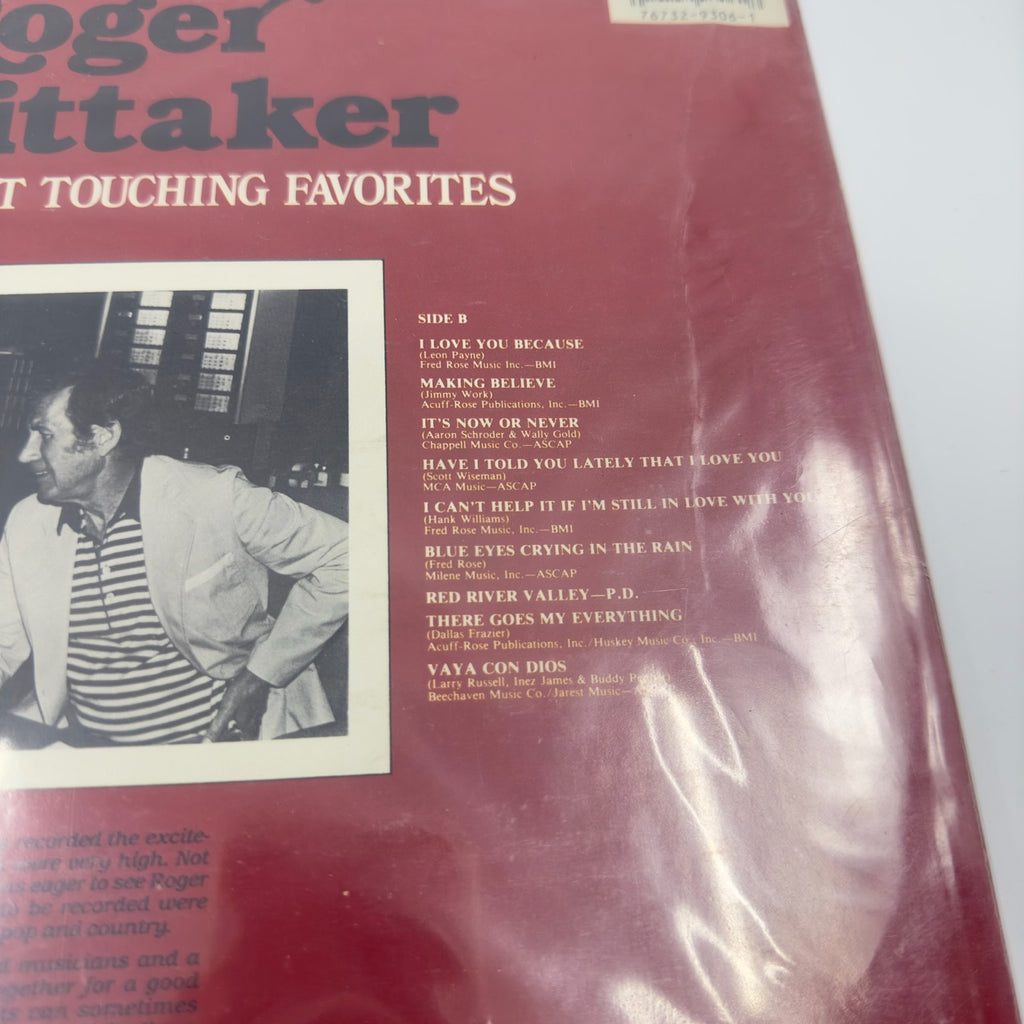 Roger Whittaker - All Time Heart Touching Favorites - LP, Vinyl Records