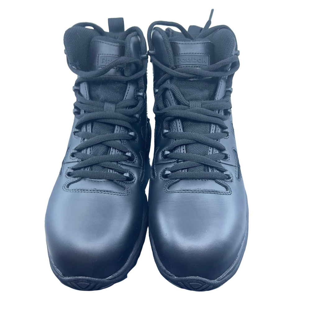 Reebok Mens Rapid Response Military Tactical Boot Lace Up Leather Black Size 10W