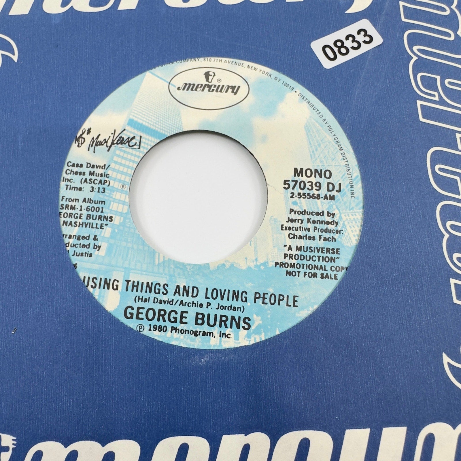 George Burns - Using Things and Loving People - LP, Vinyl Records