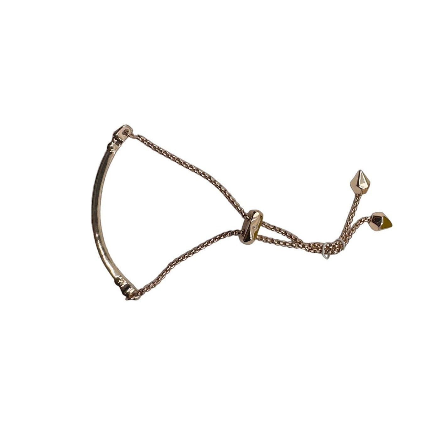 Kendra Scott Womens Ott Bracelet Adjustable Chain Rose Gold Metal White