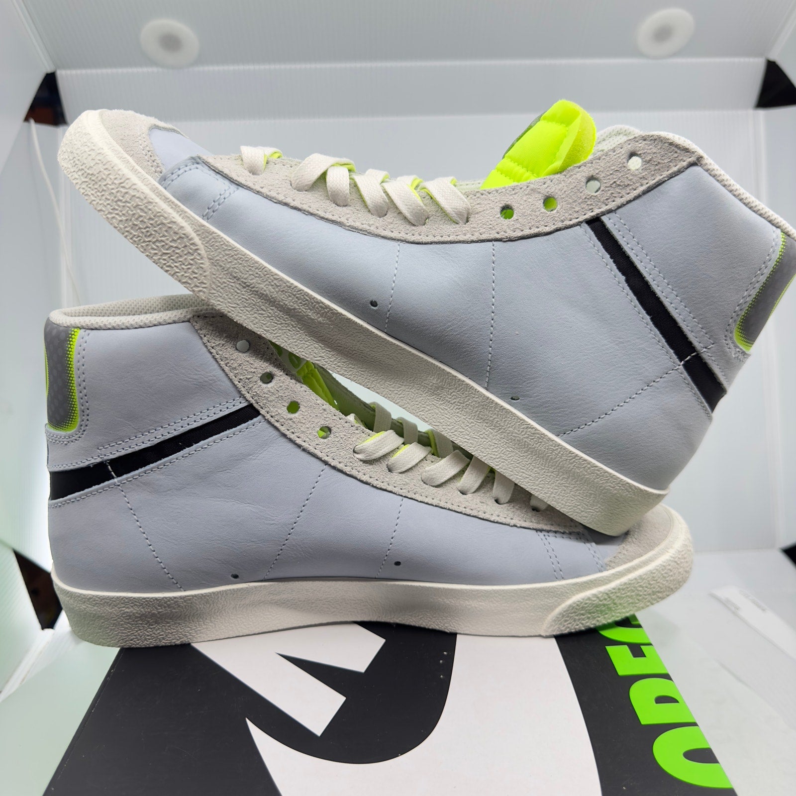 Nike Mens Shoes Blazer Mid '77 University Of Oregon Sneakers Blue 10 FD0235400