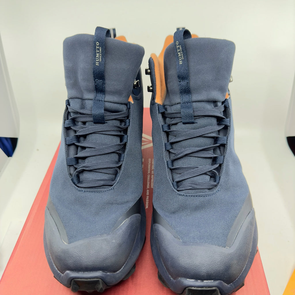 HUMTTO Mens All-Terrain Waterproof Hiking Boots Outdoor Series Navy Blue Sz 11.5