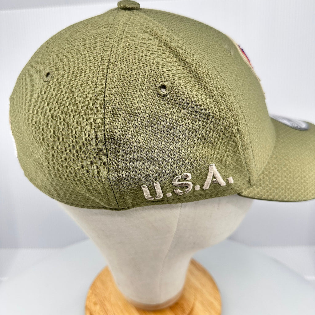 New Era Men's Flex Hat New York Jets Salute to Service 39Thirty Fitted Green S/M