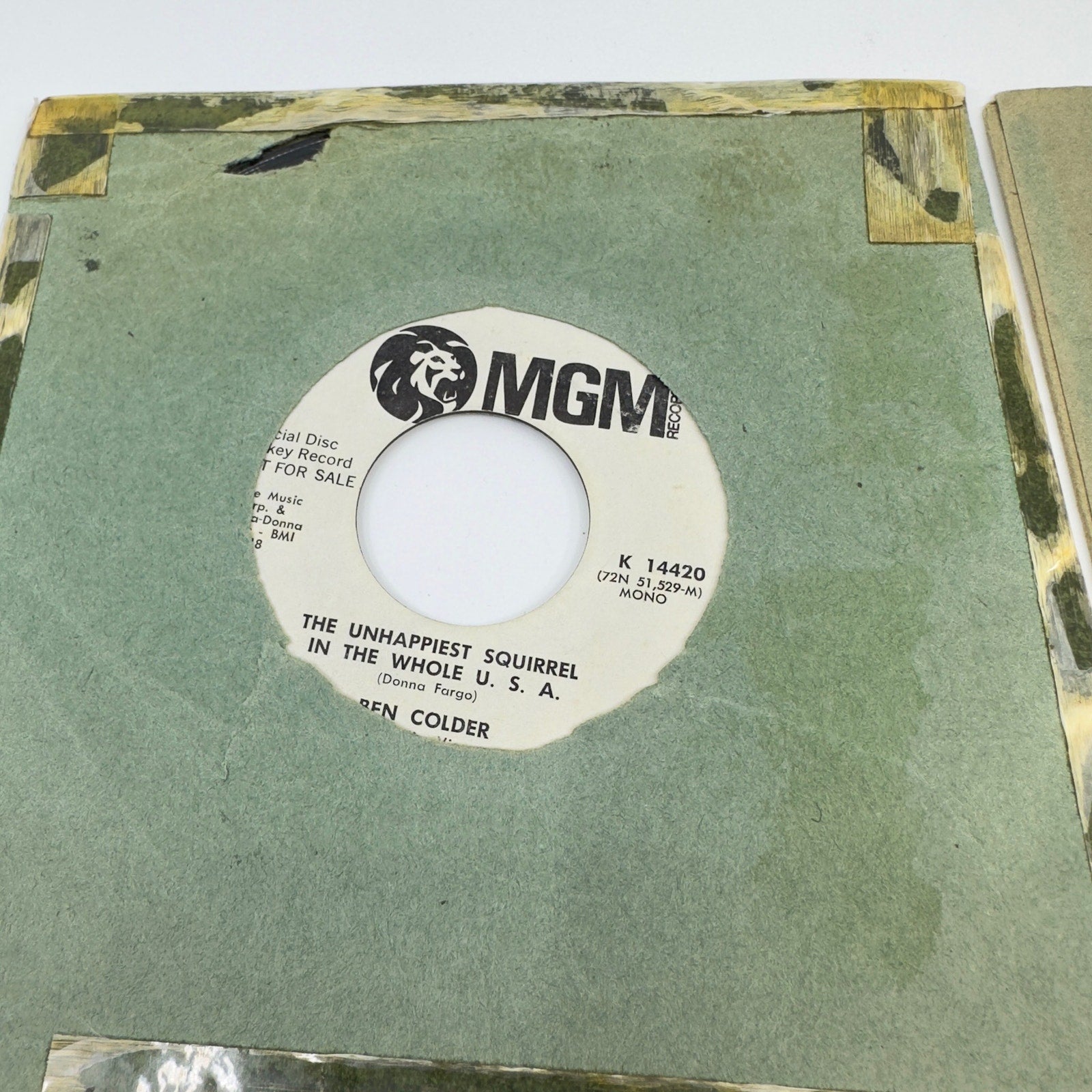 MGM Set Of 3 LP, Vinyl Records Ben Colder Special Disc Jockey