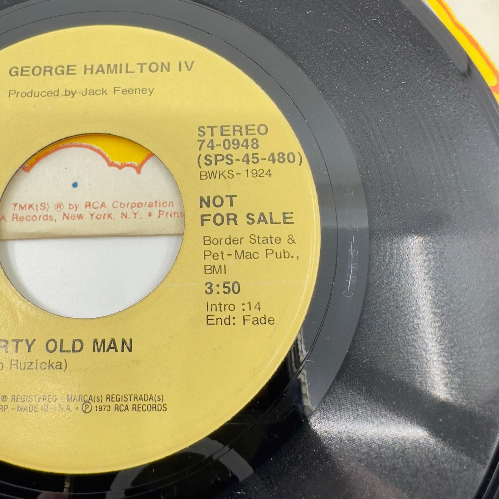 RCA Bob Ruzicka Dirty Old Man Vinyl Record Album