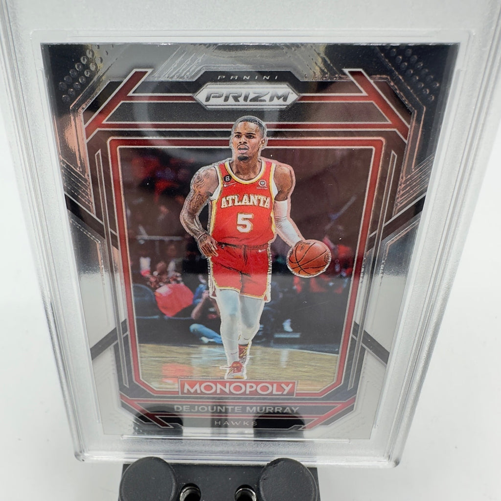 2022-23 Panini Prizm Basketball Monopoly #2 Dejounte Murray Atlanta Hawks Graded