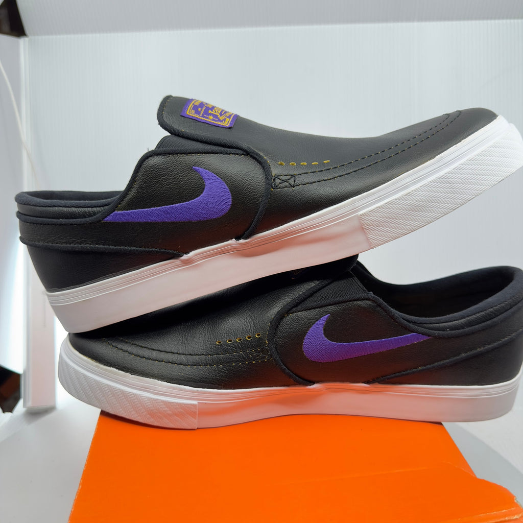 Nike Mens Shoes SB Stefan Janoski NBA Lakers 2019 Black/Purple 10 BQ6396-024