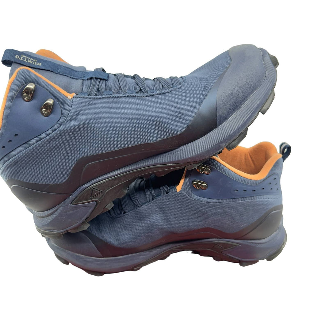 HUMTTO Mens All-Terrain Waterproof Hiking Boots Outdoor Series Navy Blue Sz 11.5