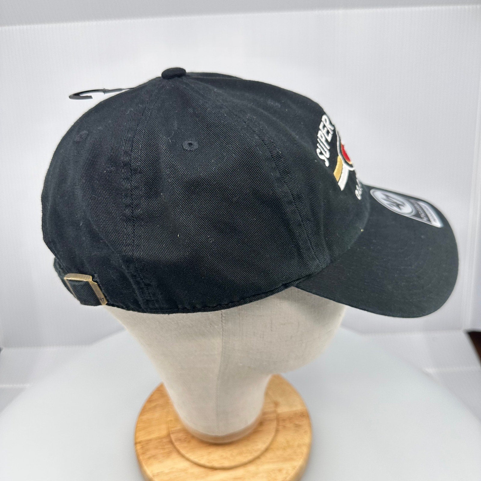 47 Brand Mens San Francisco 49ers Super Bowl Strapback Adjustable Hat NFL Black