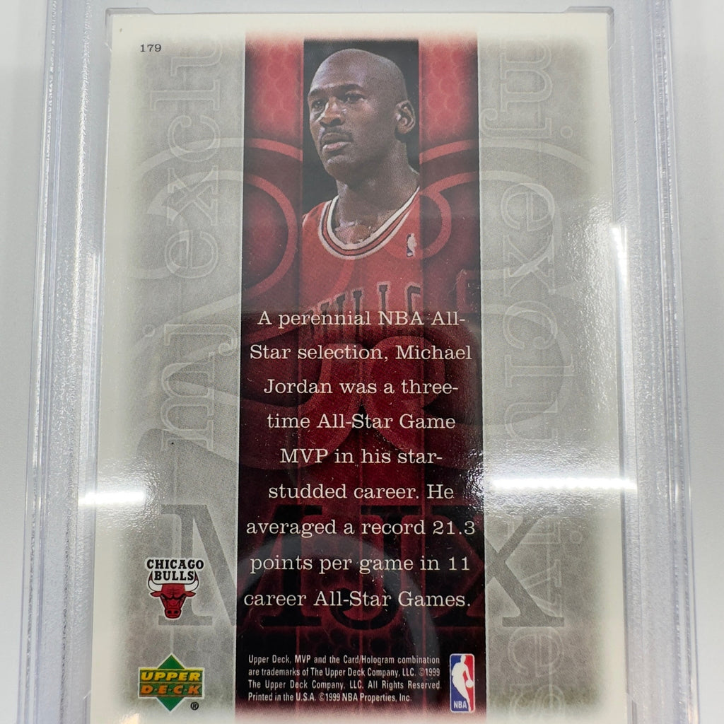1999-00 Upper Deck MVP #179 - MJ Exclusives Michael Jordan Chicago Bulls- Graded