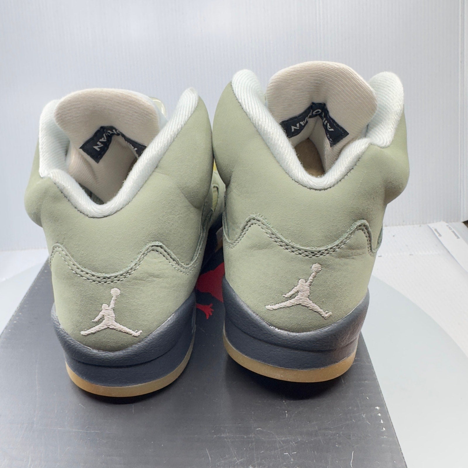 Nike Kids Air Jordan 5 JADE HORIZON 2022 Athletic Sneakers Green 4Y 440888-300