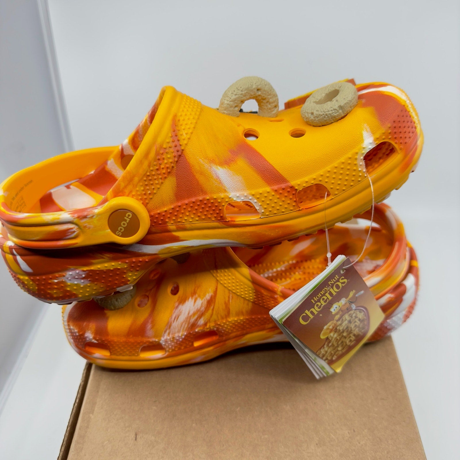 Crocs Classic Clog Honey Nut Cheerios 'Orange Yellow' 207929-846 Size J6