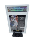 2022 Panini Limited Football #72 Josh Jacobs - Las Vegas Raiders Graded MINT 9.0