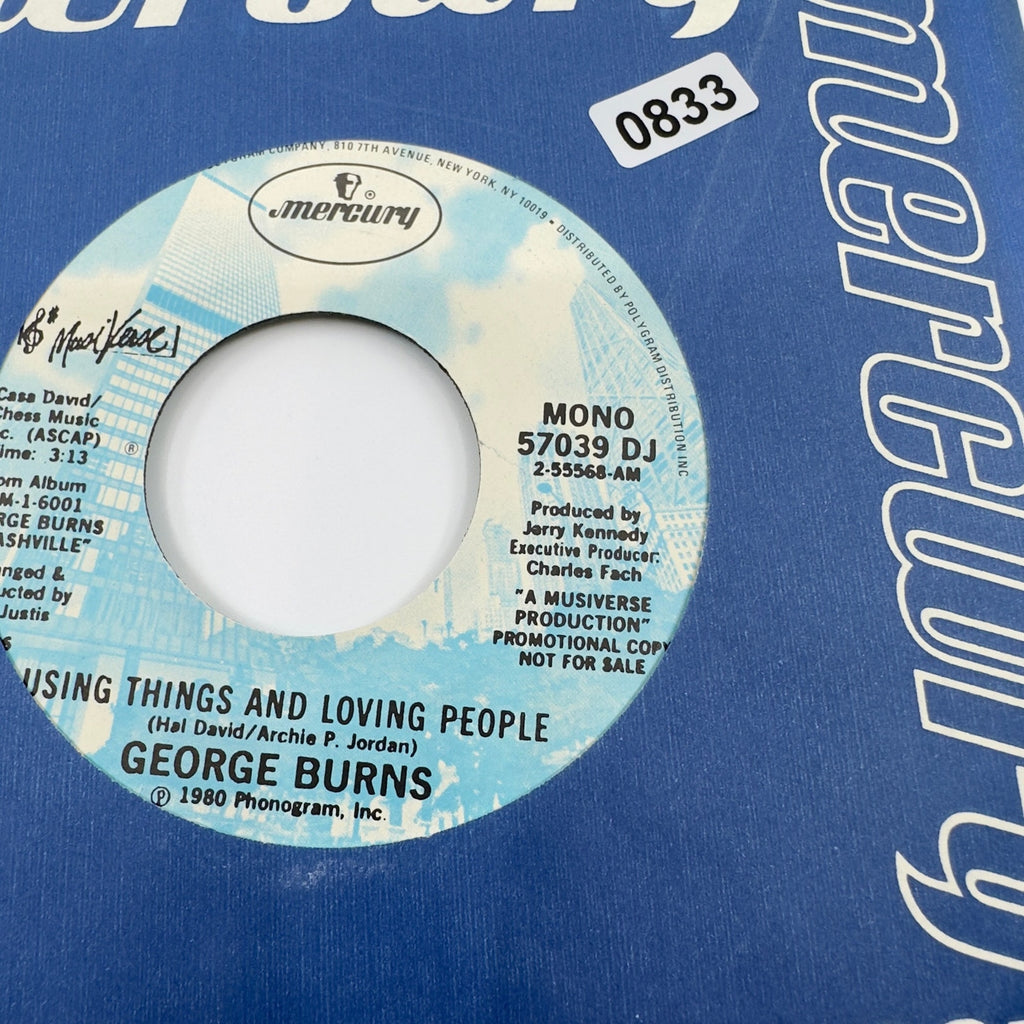 George Burns - Using Things and Loving People - LP, Vinyl Records