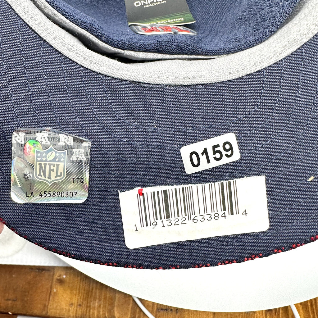 New Era Hat Houston Texans NFL 59Fifty Flat Bill Navy Blue Size 6 1/2 / Medium