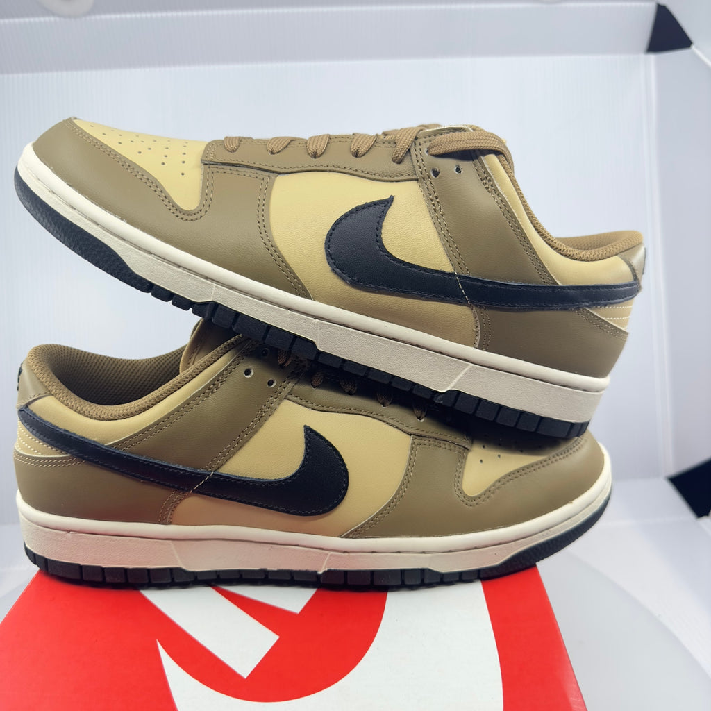 Nike Womens Dunk Low Dark Driftwood Sneaker Low Top Brown Black 11 DD1503-200