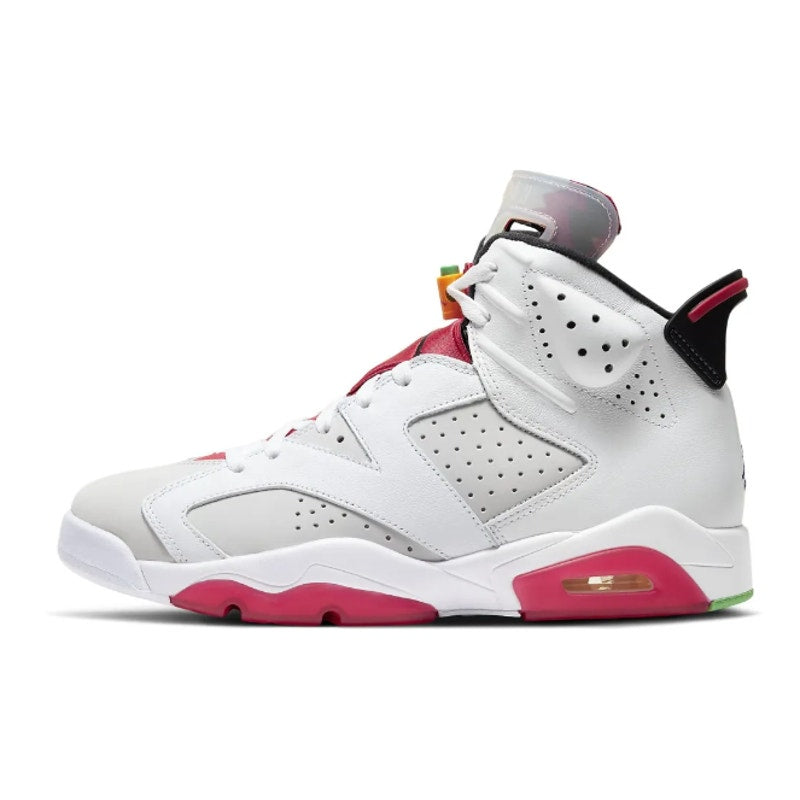 Nike Air Jordan 6 Retro ‘Hare’ Shoes  384665 062 White University Red Size 4.5Y