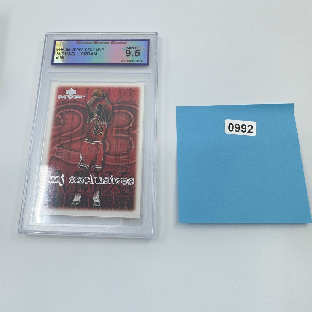 1999-00 Upper Deck MVP #188 MJ Exclusives Michael Jordan Chicago Bulls - Graded