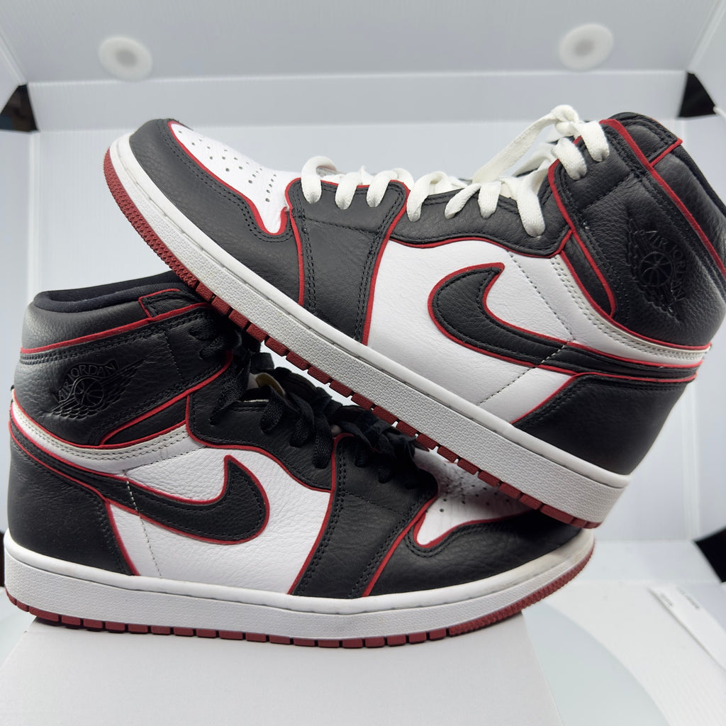 Nike Air Jordan Retro 1 High OG Bloodline Sneaker Shoe 555088-062 Black 10.5