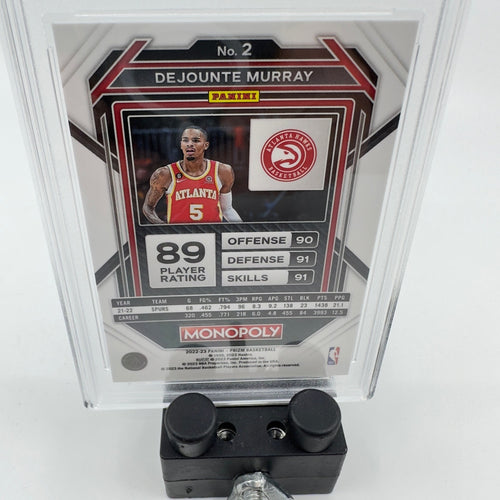 2022-23 Panini Prizm Basketball Monopoly #2 - Dejounte Murray - Graded MINT 9