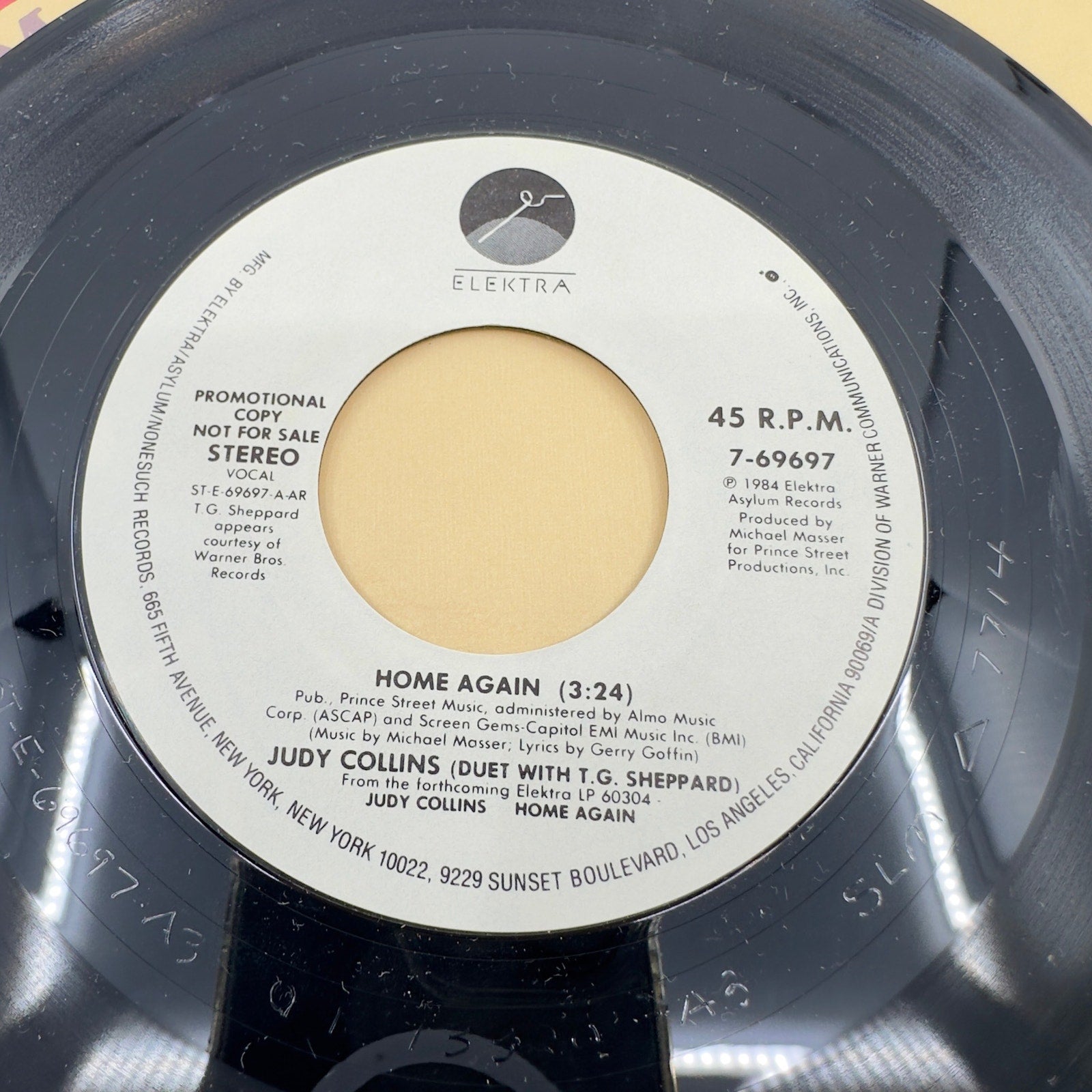 Judy Collins Home Again Vinyl Record Album 3:24 1984