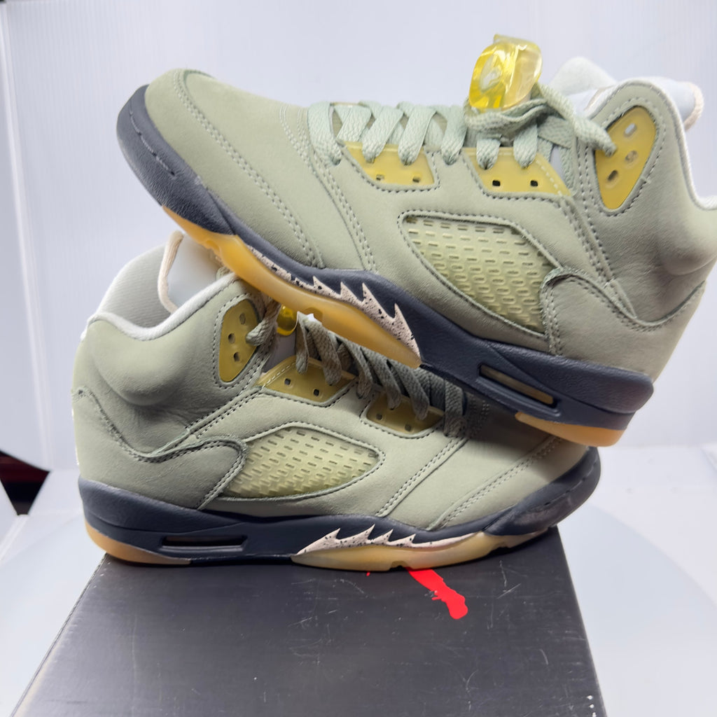 Nike Kids Air Jordan 5 JADE HORIZON 2022 Athletic Sneakers Green 4Y 440888-300