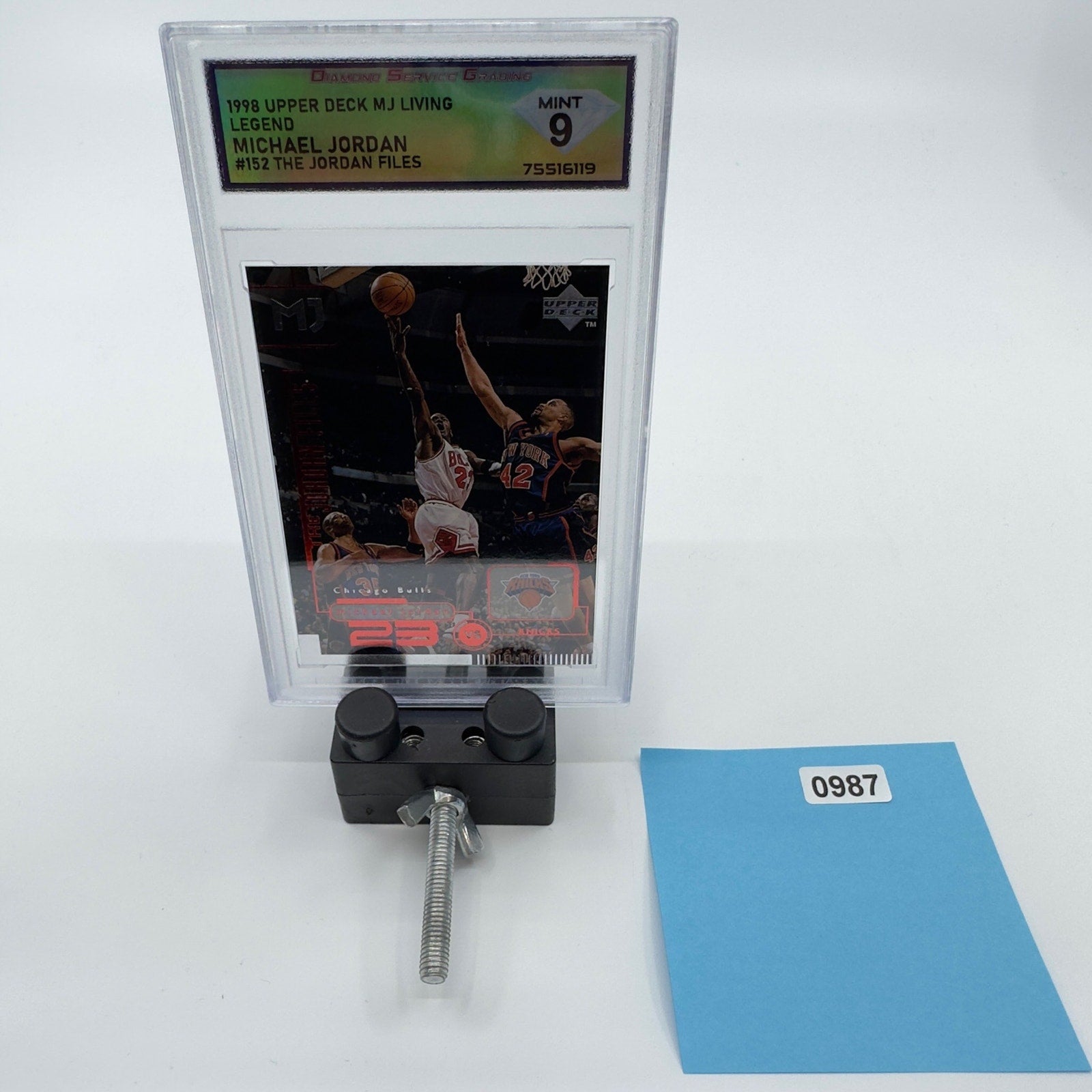 1998 Upper Deck Living Legend #152 Michael Jordan Chicago Bulls VS Knicks MINT 9
