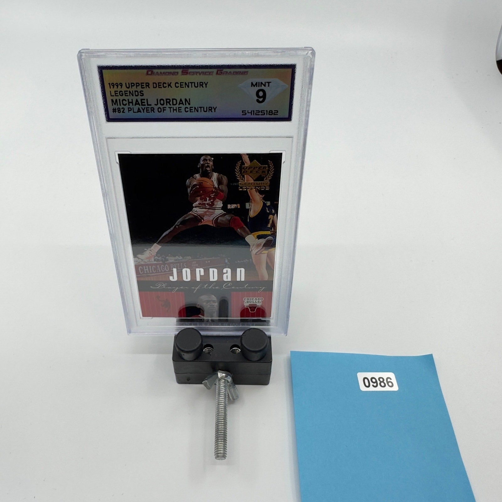 1999 Upper Deck Century Legends #82 Player Of The Century Michael Jordan MINT 9