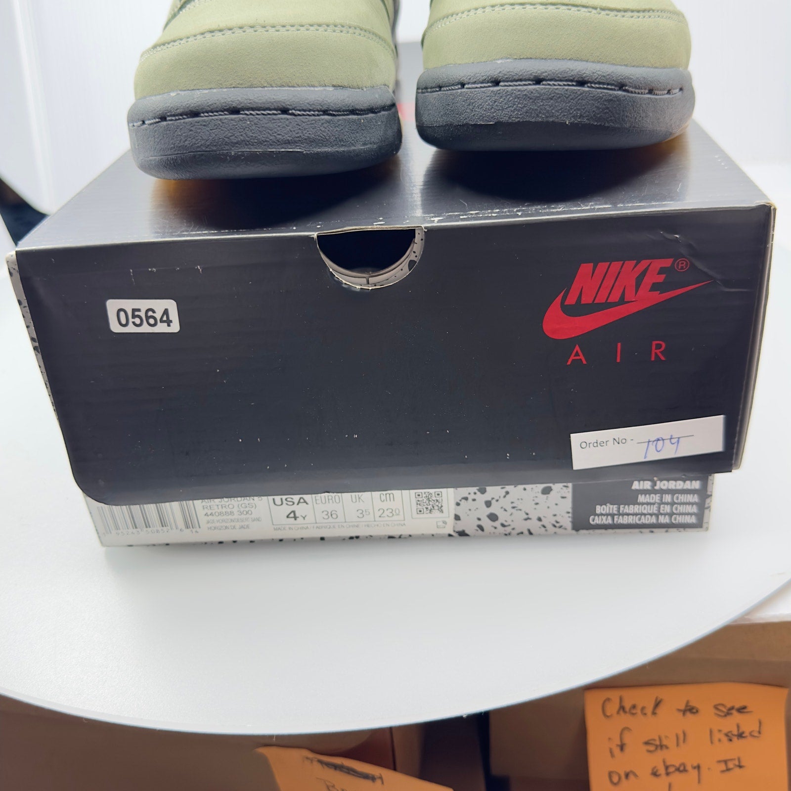 Nike Kids Air Jordan 5 JADE HORIZON 2022 Athletic Sneakers Green 4Y 440888-300