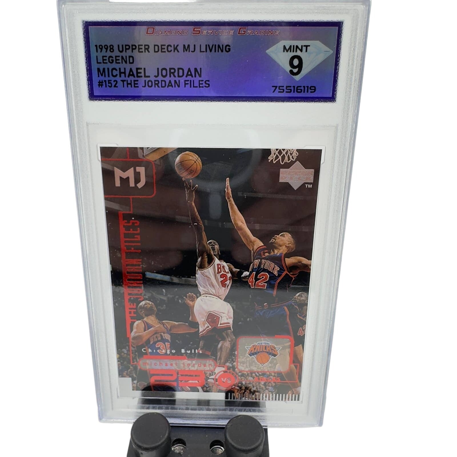 1998 Upper Deck Living Legend #152 Michael Jordan Chicago Bulls VS Knicks MINT 9