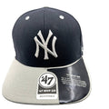 '47 Brand Mens New York Yankees Throwback MLB Adjustable Hat Navy White One Size