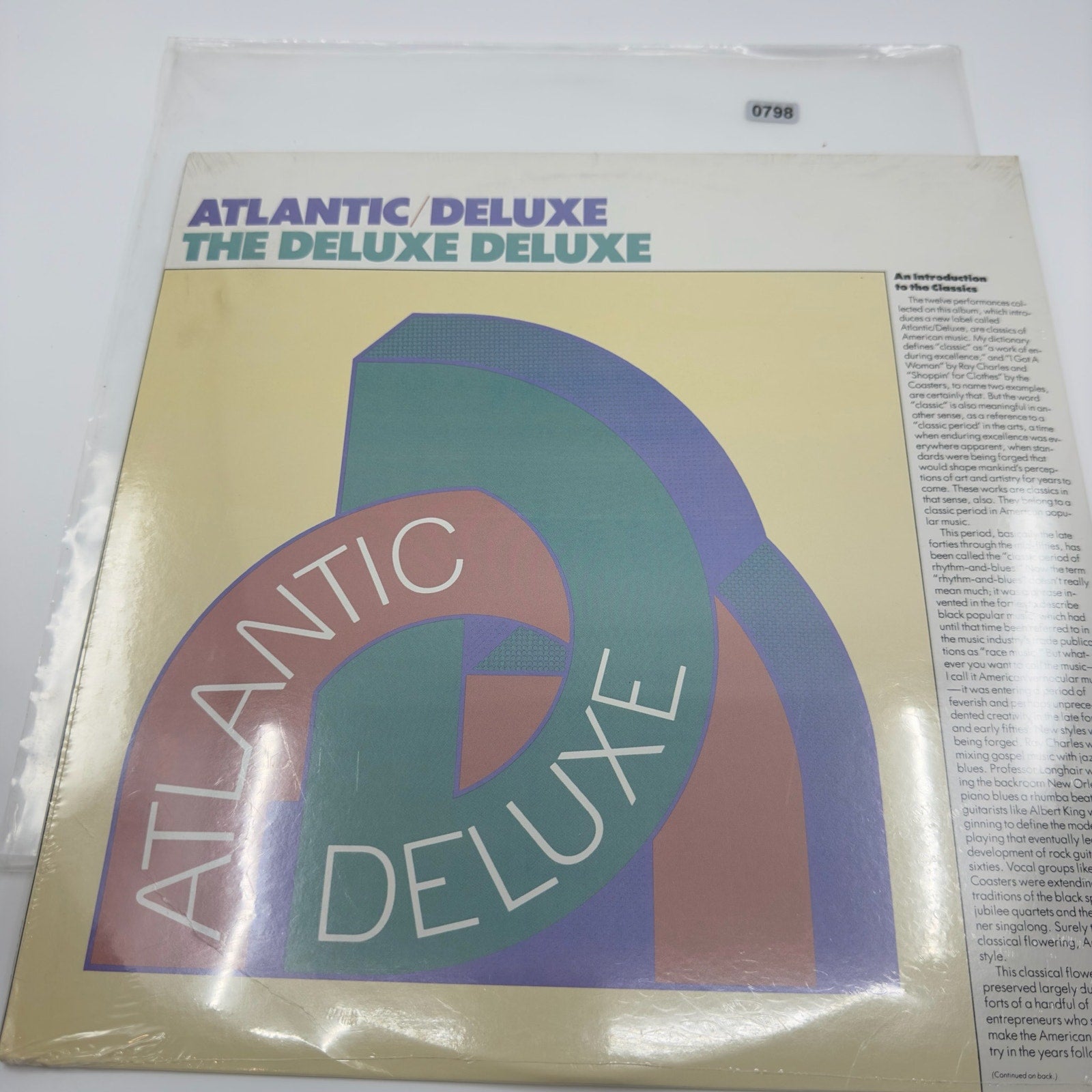 Atlantic/Deluxe Various The Deluxe Deluxe Vinyl Record ALbum Brand New