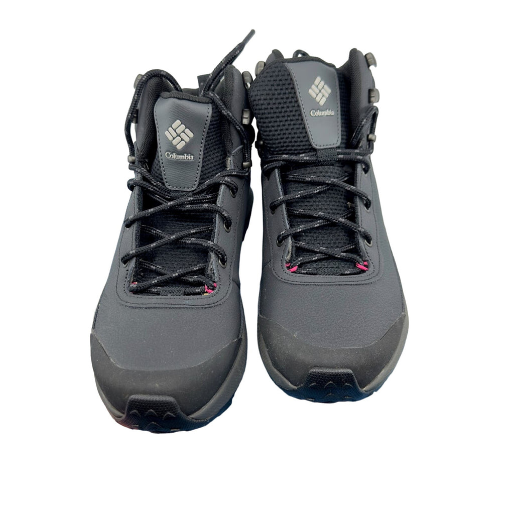 Columbia Trailstorm Peak Mid Hiking Shoes Waterproof Black Womens Size 9.5