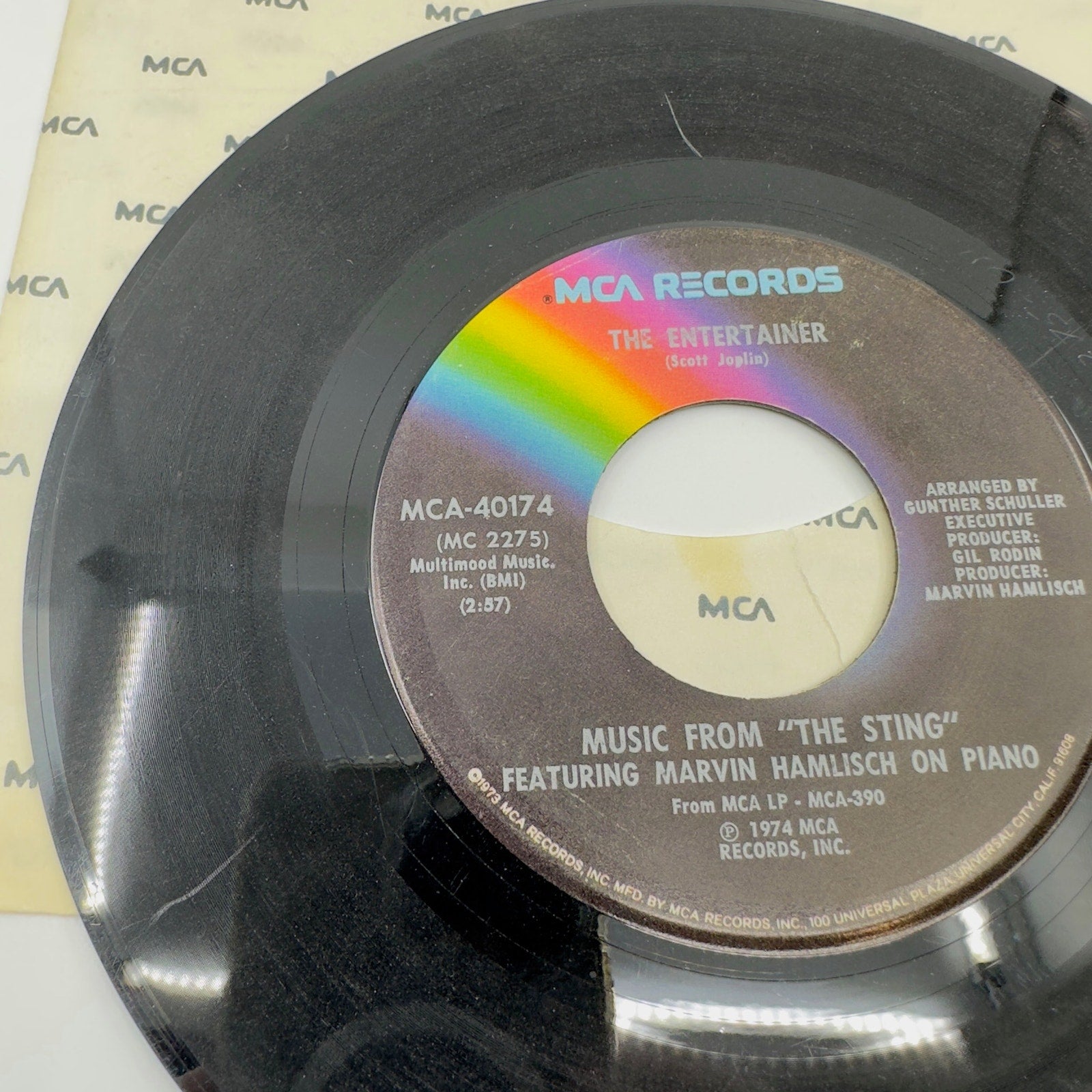 Marvin Hamlisch Music From "The Sting" The Entertainer Vinyl Record Album