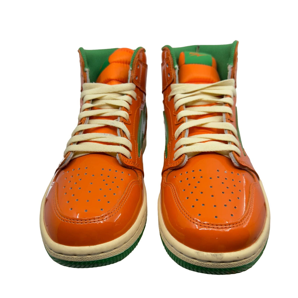 Reves Sport Paris Mens Shoes Kool Kiy '85 Hi Top Athletic Sneakers Orange 9.5