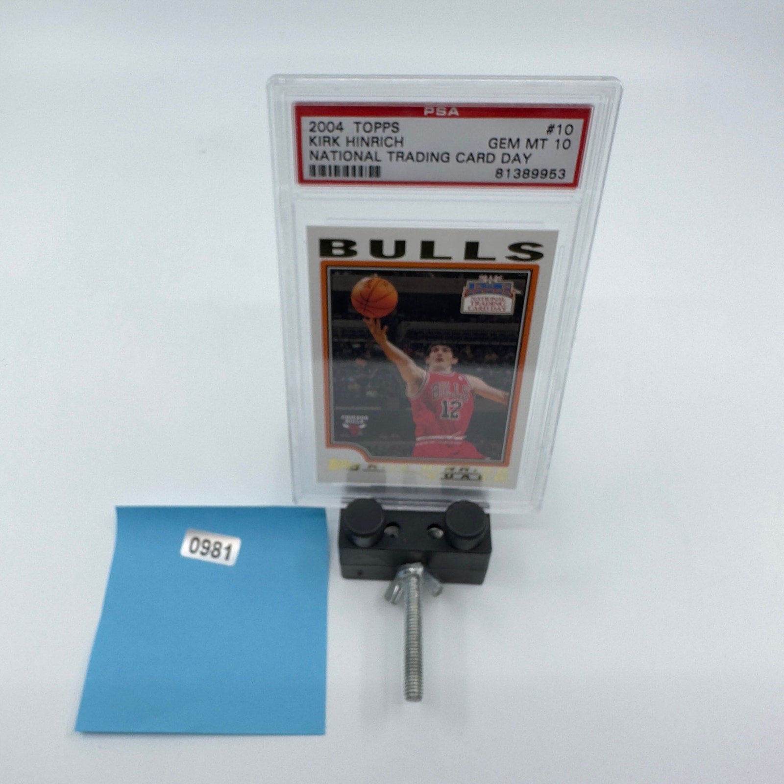 2004-05 Topps National Trading Card #10 Kirk Hinrich Chicago BullsGraded MINT 10