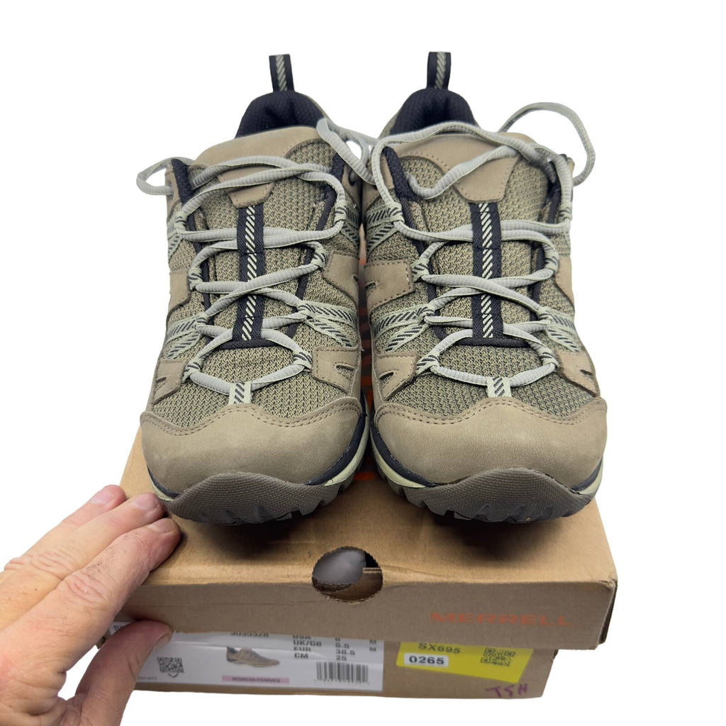 Merrell Womens Siren Sport 3 Hiking Shoes Waterproof J035328 Brindle Tea 8M NIB