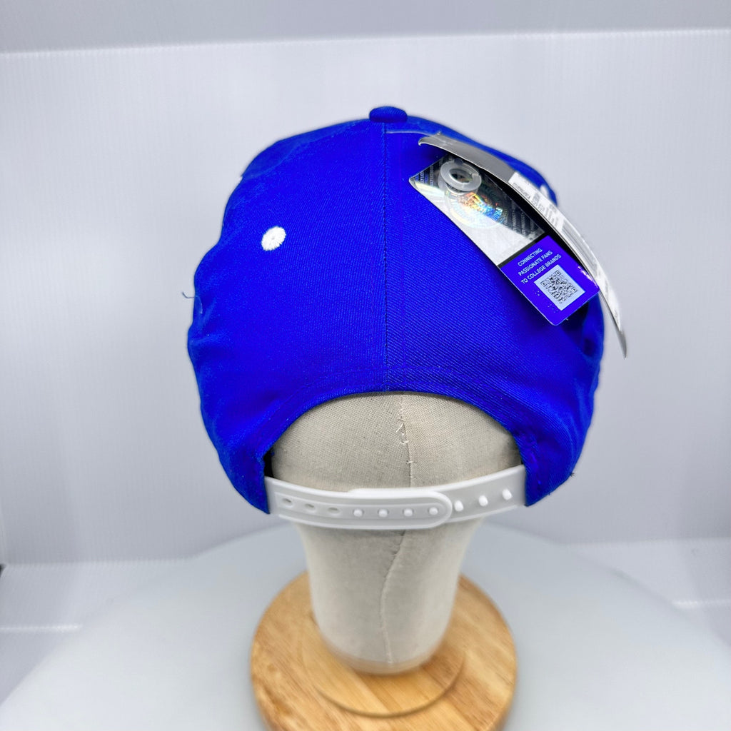 Adidas Men's Hat Flat Brim Snap University of Kansas Jayhawks Blue OSFM