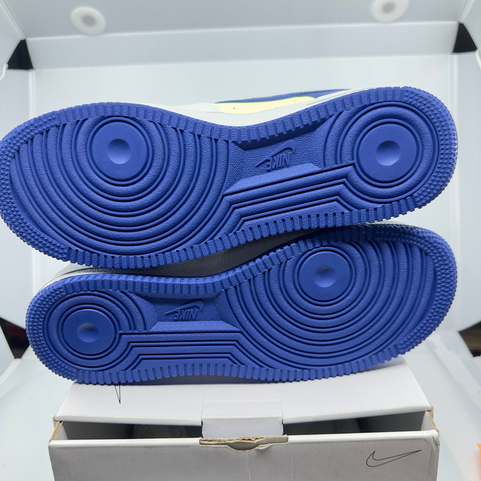 Nike by Kirk Shoes Dunk Low Custom Sneakers D07416-991 Blue/Yellow Size 9.5