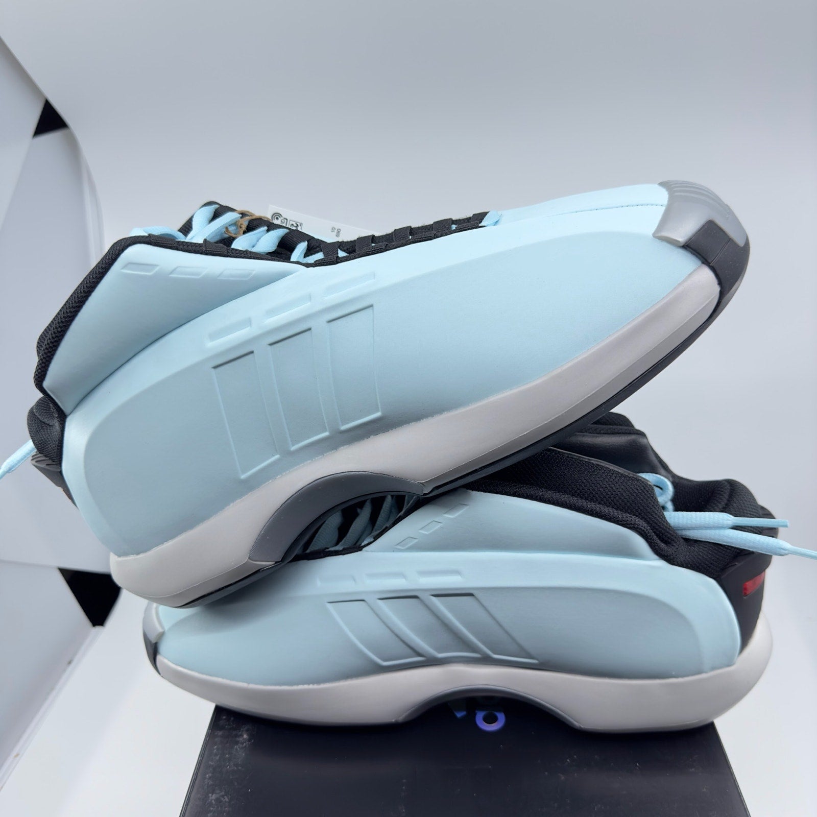 Adidas Crazy 1 Ice Blue Sneaker Shoes Supplier Color Core Black Mens Sz 10.5