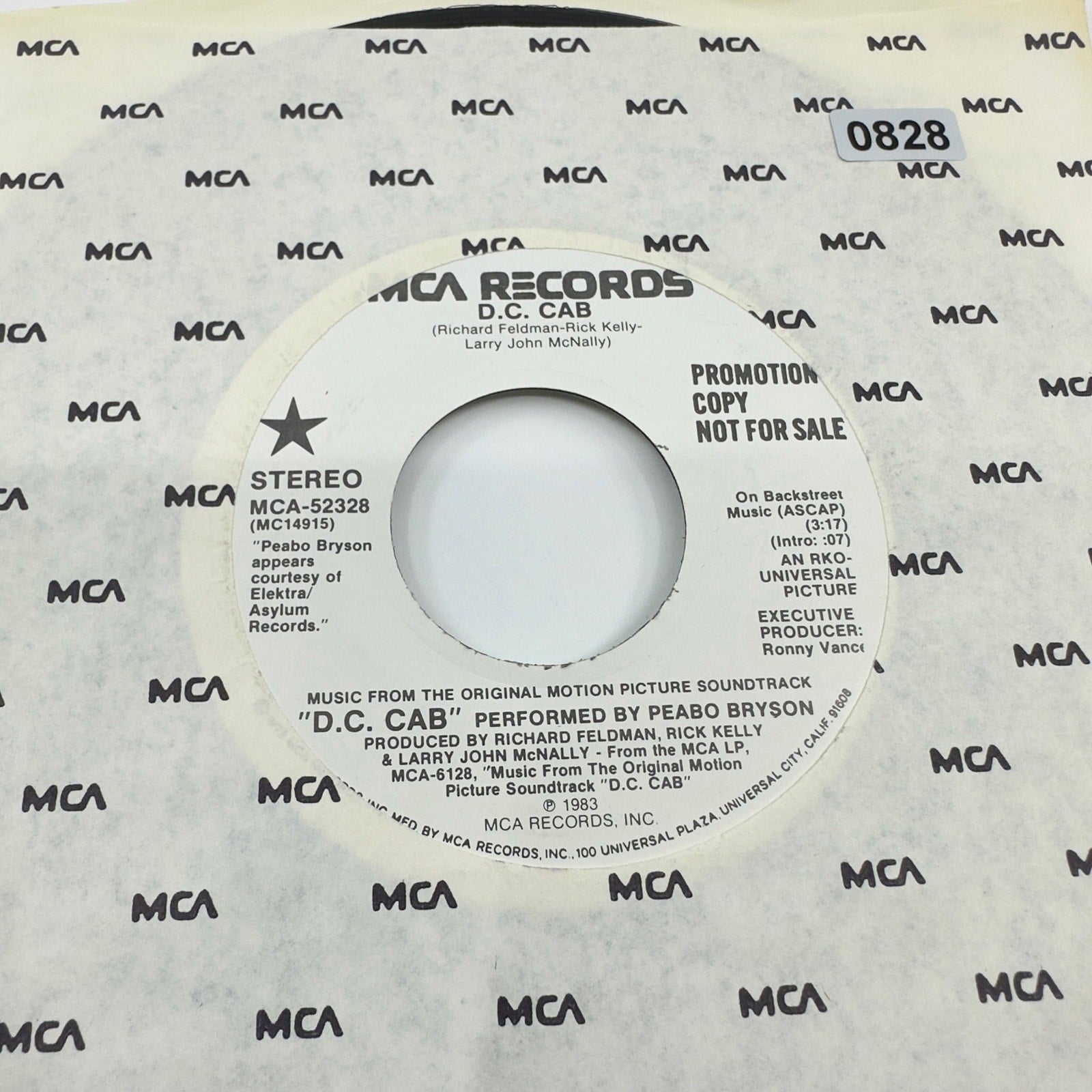 MCA Records Peabo Bryson – D.C. Cab 1983 - LP, Vinyl Record