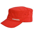 Kangol Mens Cotton Twill Army Cap Spell Out Logo Embroidered Cardinal Size S-M