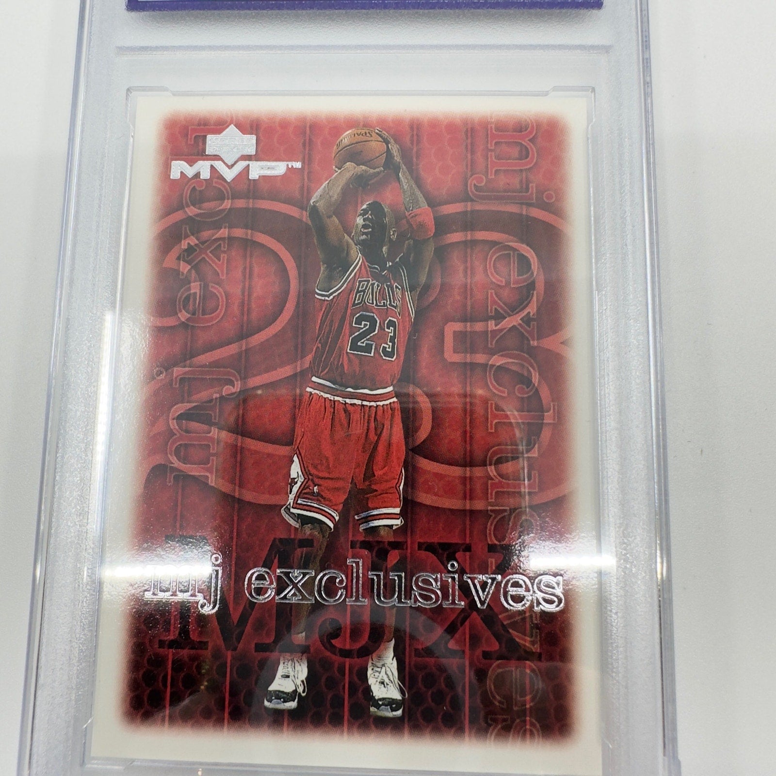 1999-00 Upper Deck MVP #188 MJ Exclusives Michael Jordan Chicago Bulls - Graded