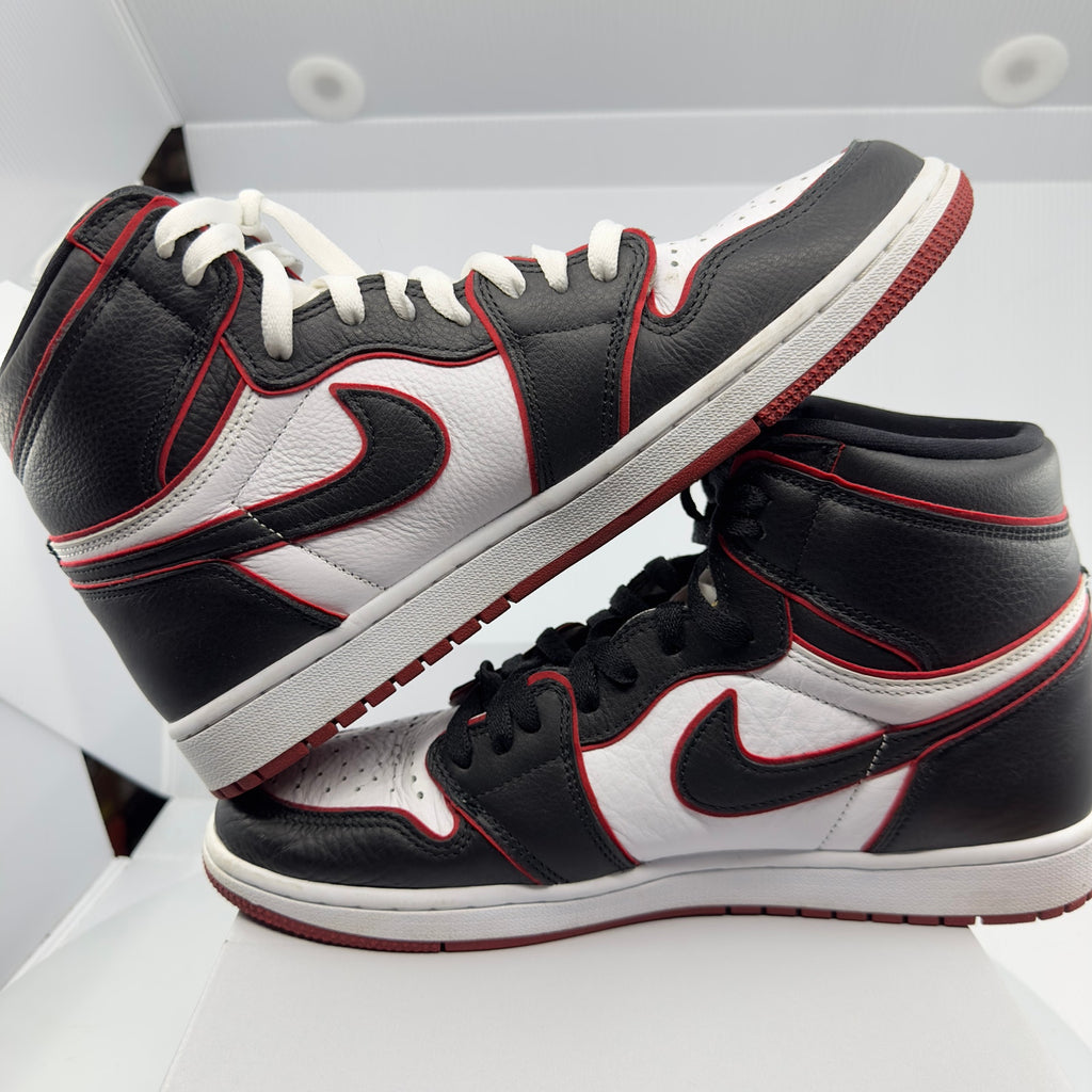 Nike Air Jordan Retro 1 High OG Bloodline Sneaker Shoe 555088-062 Black 10.5