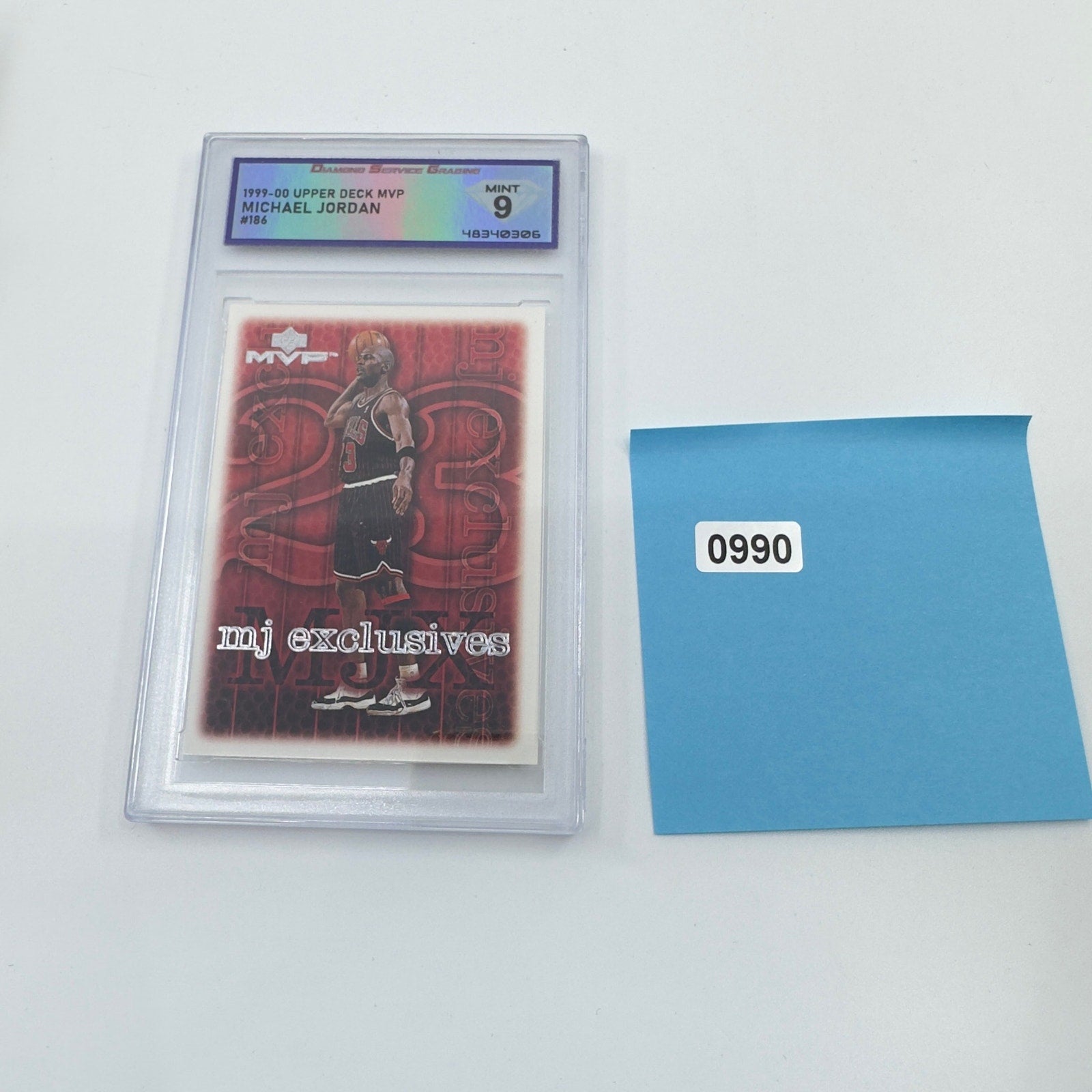 1999-00 Upper Deck MVP #186 - MJ Exclusives Michael Jordan Chicago Bulls- Graded