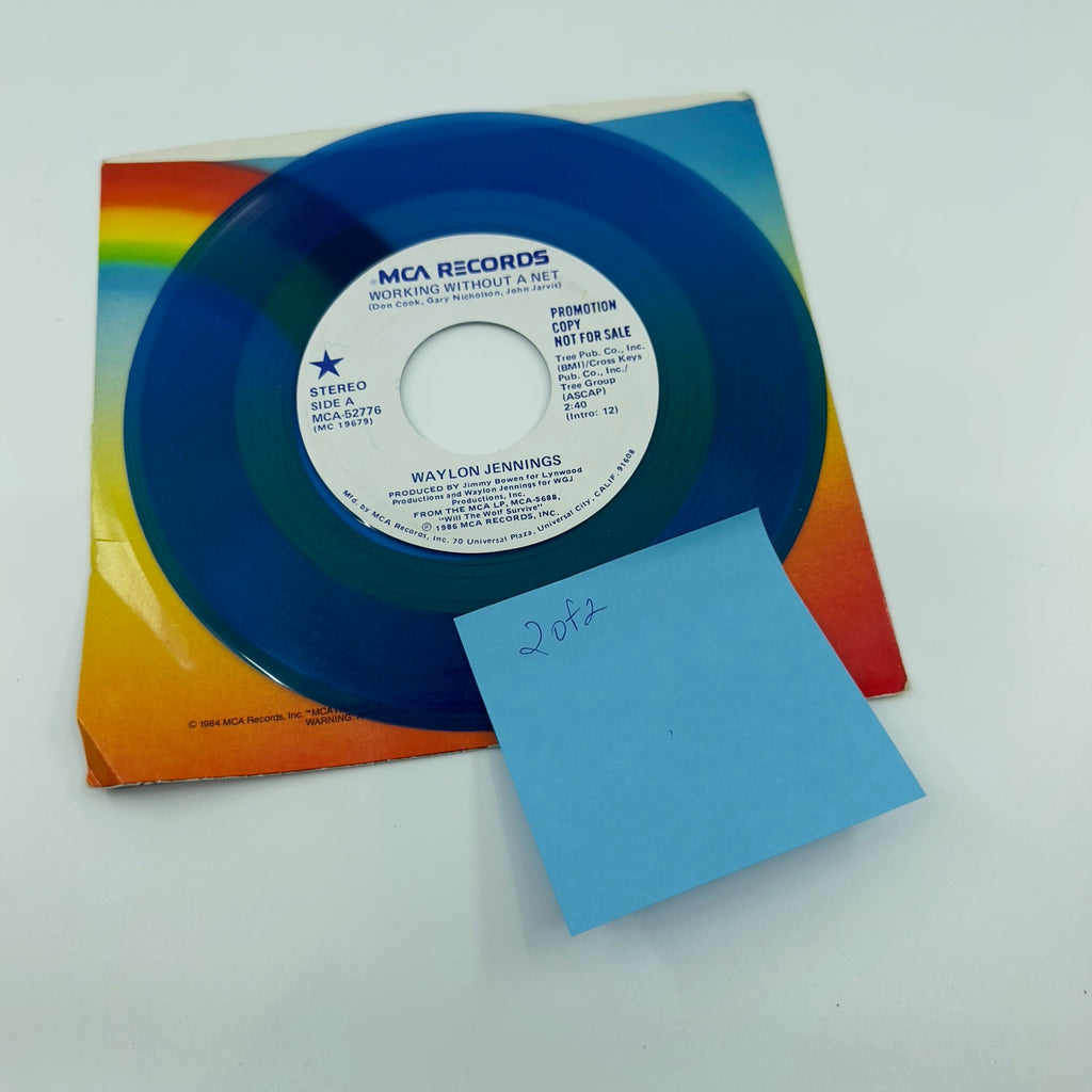 Waylon Jennings – Working Without A Net - LP, Vinyl Records Set Of 5
